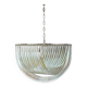 Lustre en verre en arc de couleur transparente avec cadre en métal Kromo