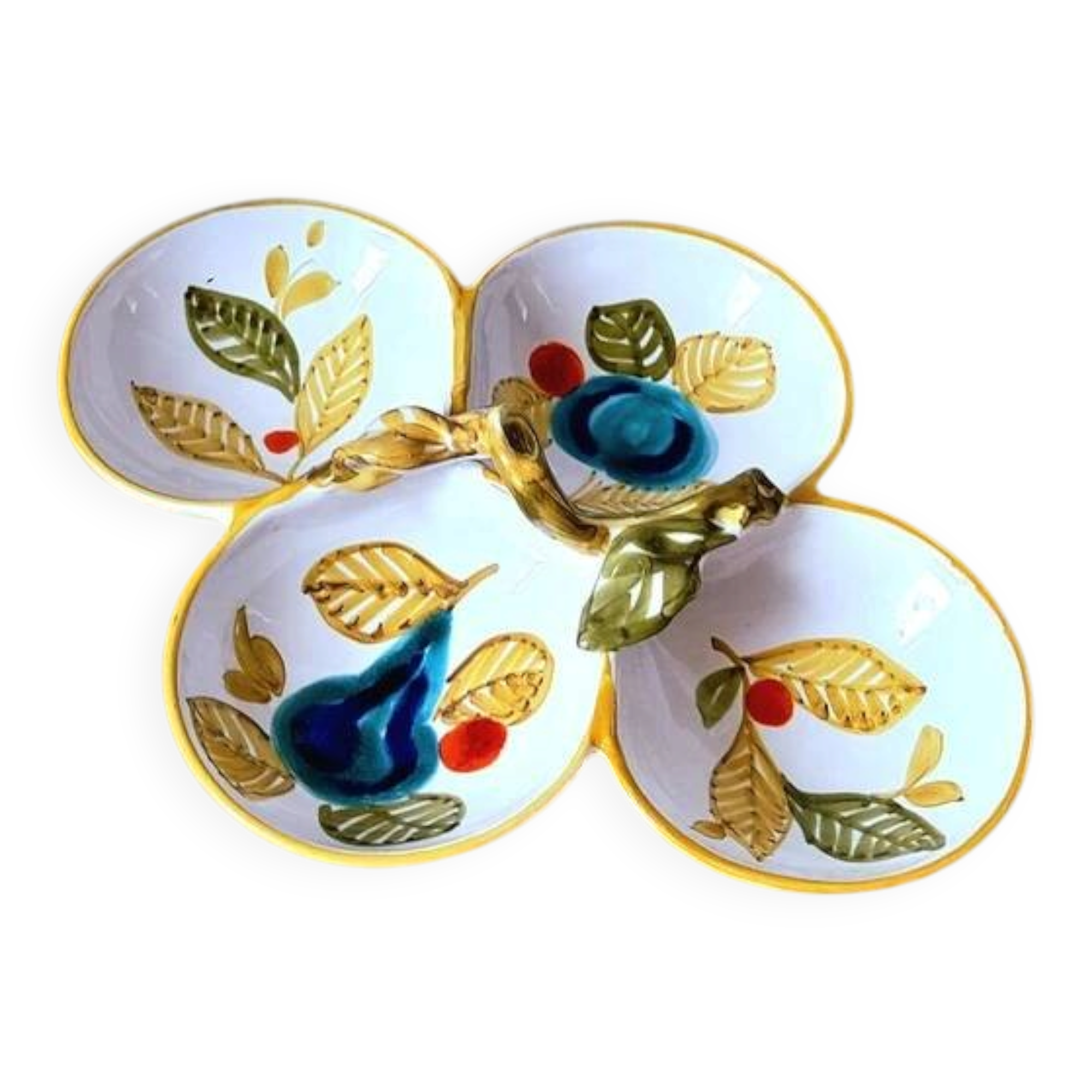 Italian ceramic aperitif serving bowl