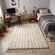 Handmade pure wool rug, custom size 2/3 m.