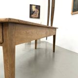 Solid walnut table - Tapered legs