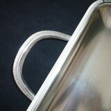 Stainless steel service tray Decor with godrons