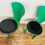 Set of 4 vintage Calligaris chairs – 1980s design