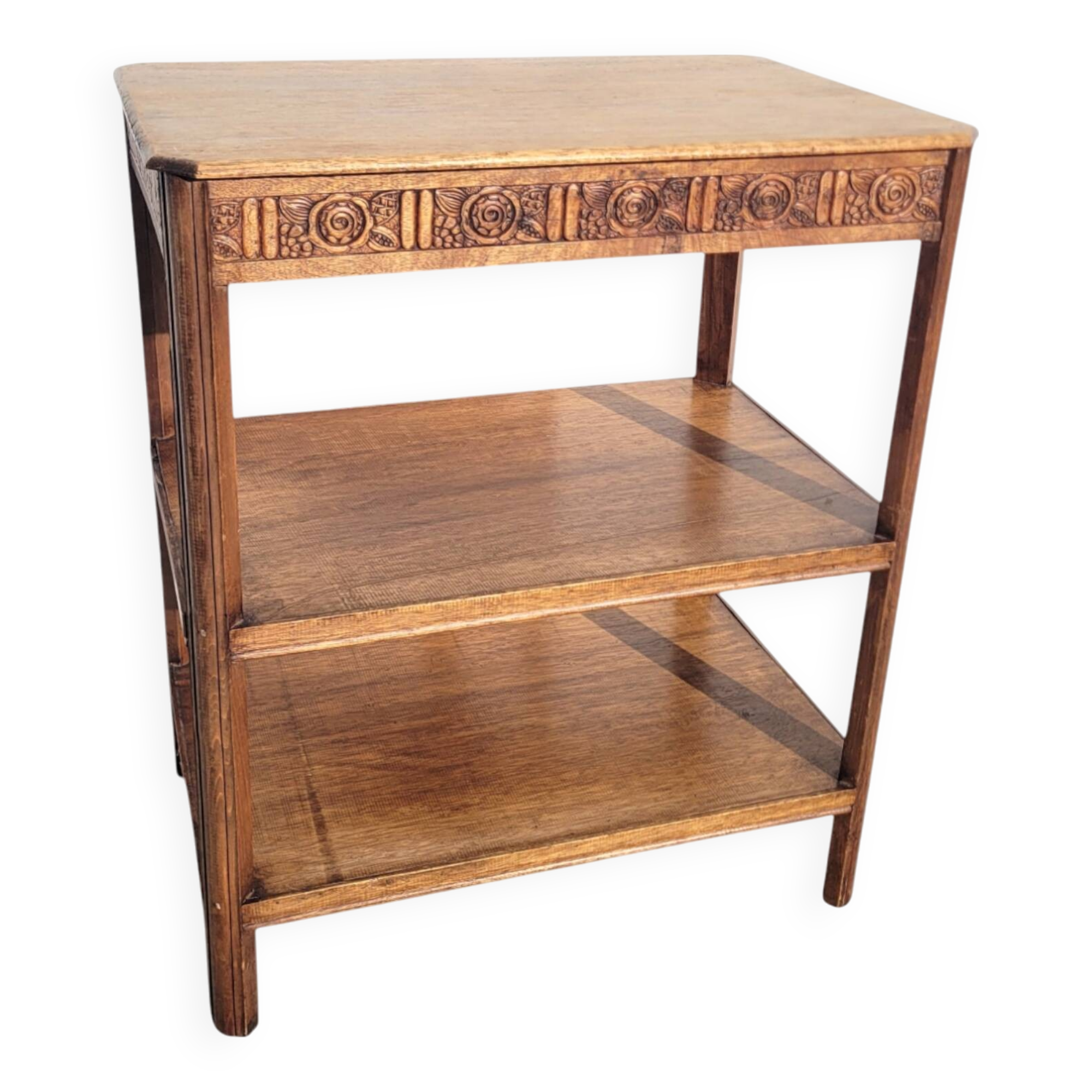 1940s side table or wooden side table