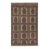 Vintage Turkish rug from Oushak, hand-woven 151x221 cm