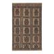 Vintage Turkish rug from Oushak, hand-woven 151x221 cm
