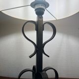 Lampe à poser en fer forgé Brutaliste année 60
