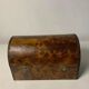 Beautiful thuya wood jewellery box – Rounded lid – Handcrafted work