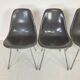 Eames Herman Miller DSS side chairs in grey