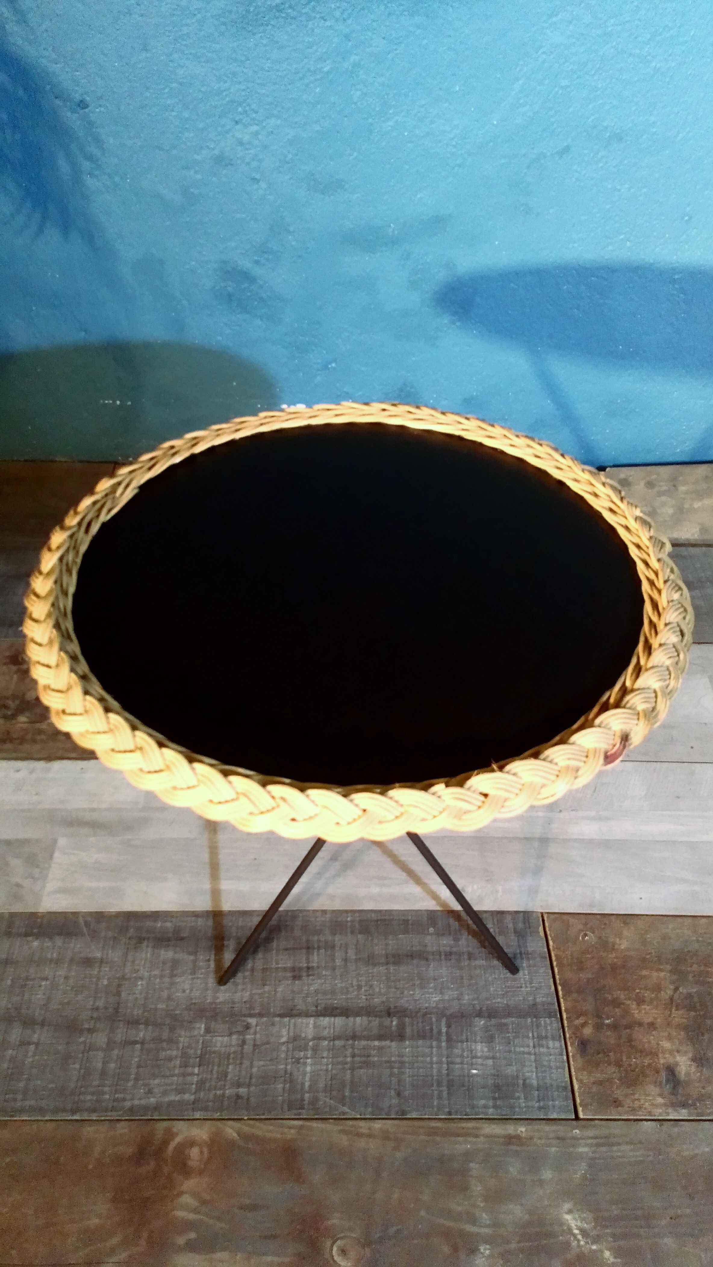 Rattan sofa tip 1950s