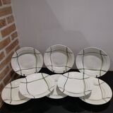 8 céranord st amand deep plates “bayonne” model