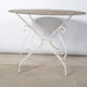 Table de jardin en fer forgé