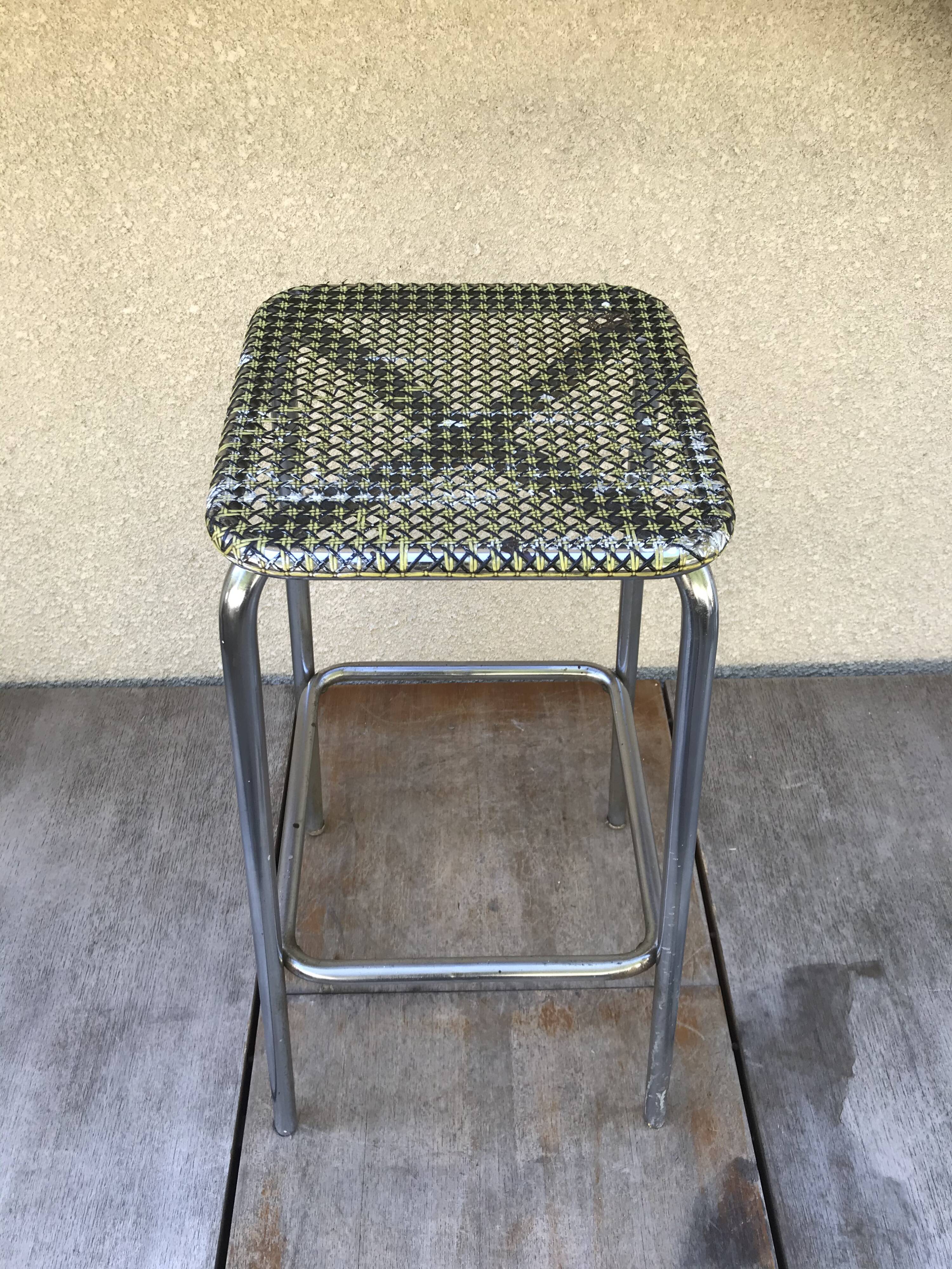 Ancient metal stool
