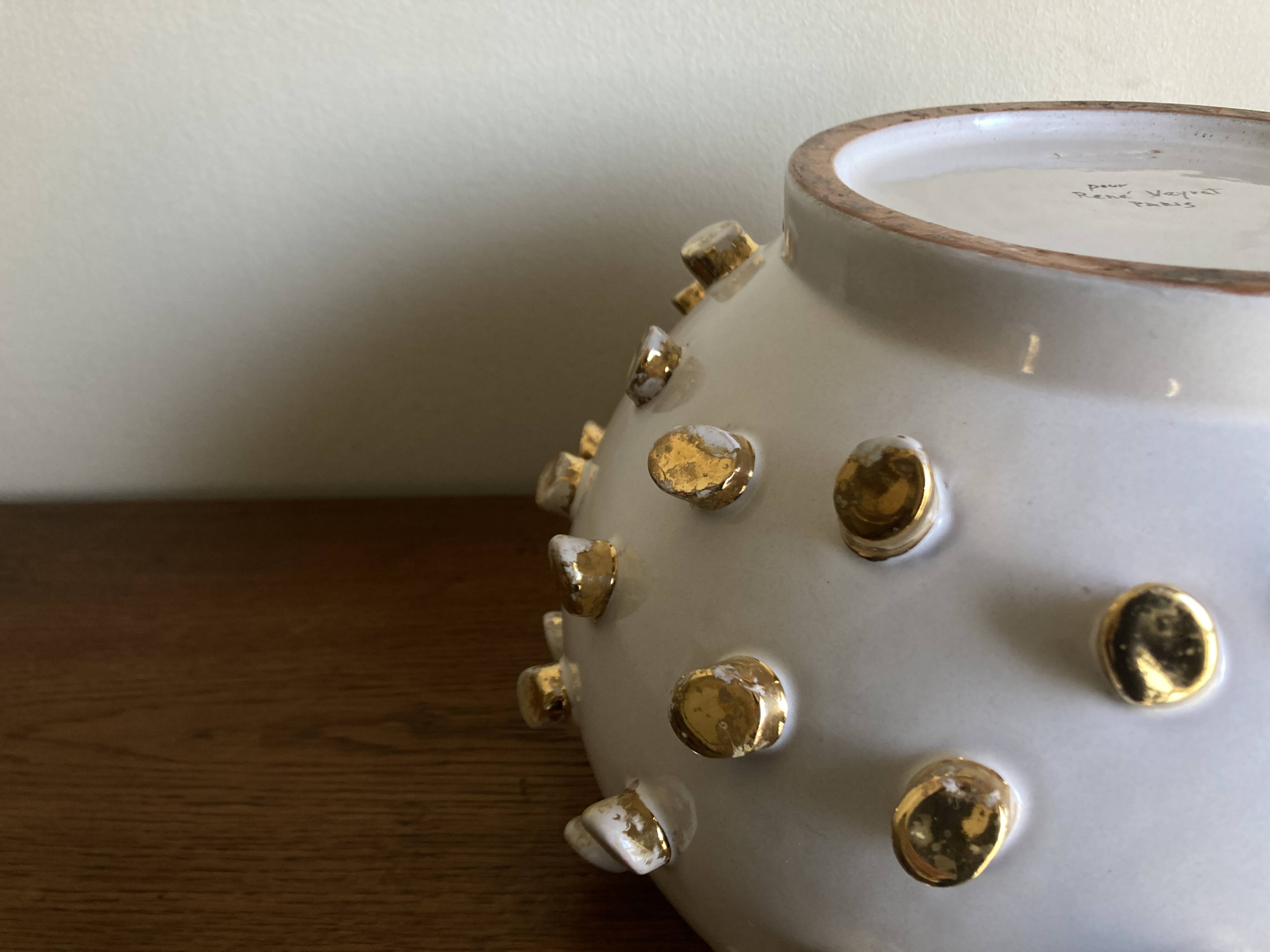 Italian cache-pot XXXL Tronchetto by ND Dolfi Florence for René Veyrat 1960