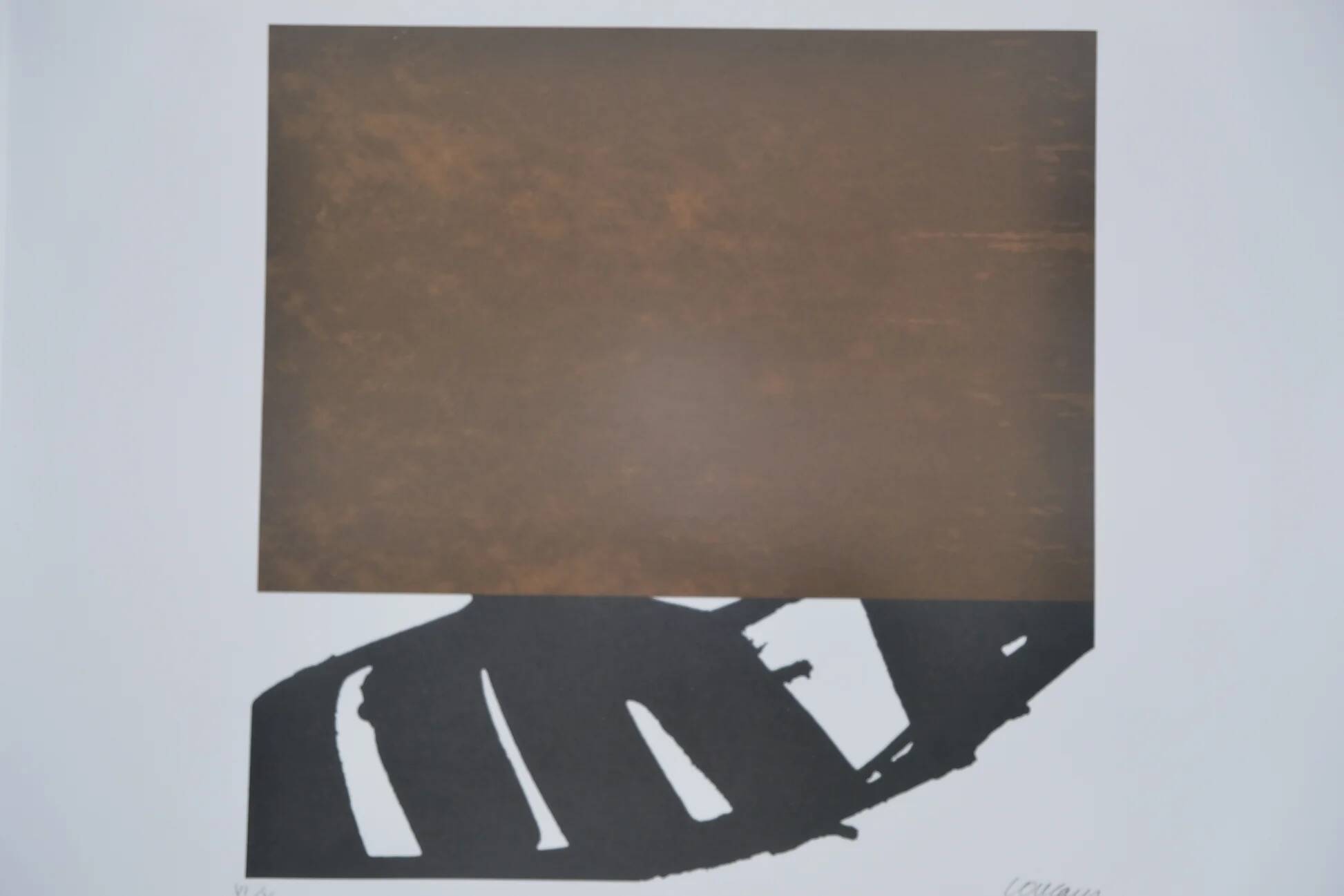 Pierre SOULAGES : Lithographie n°43 - Affiche originale signée