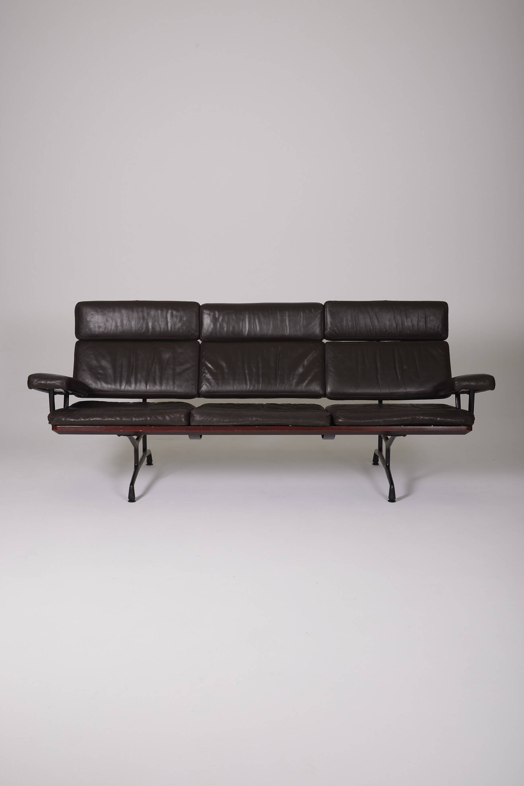 Charles and Ray Eames Leather Sofa