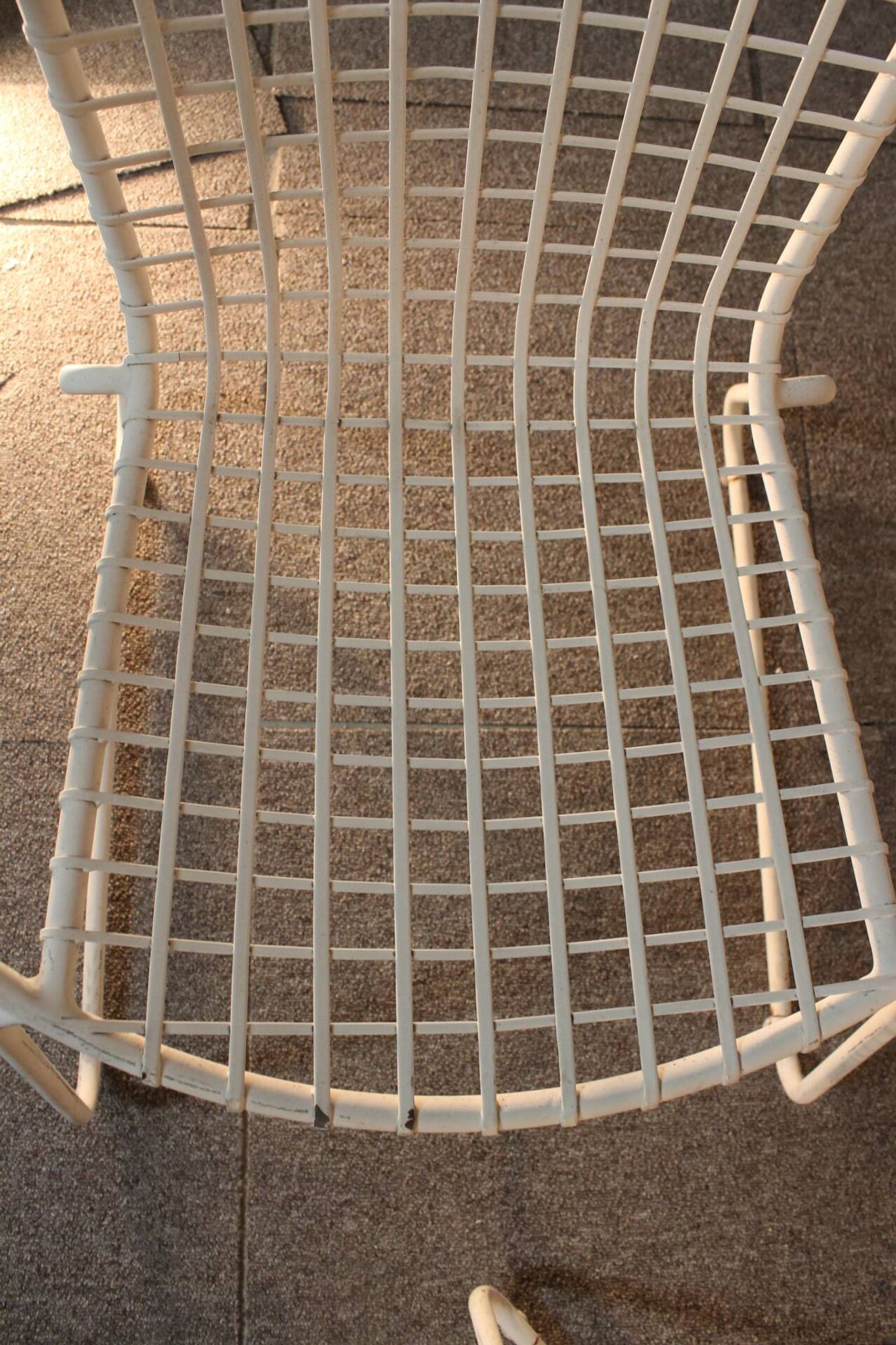 4 iron armchairs, design