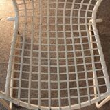 4 iron armchairs, design