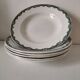 Set of 6 antique soup plates – Ironstone, circa 1900