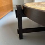 Herbarium round coffee table by Roger Capron