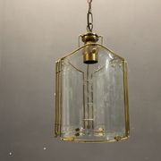Italian glass brass pendant ceiling lamp
