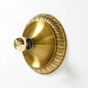 1960's Space Age Pop Art  brass and metal wall or ceiling lamp by Sölken
