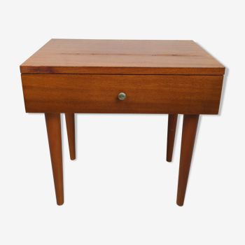 Table de chevet années 60 un tiroir