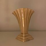 Beige shell vase