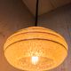 Hanging in opaline rose of the Cristallerie de Clichy