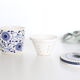 DBGM blue and white floral tared, made in Germany
