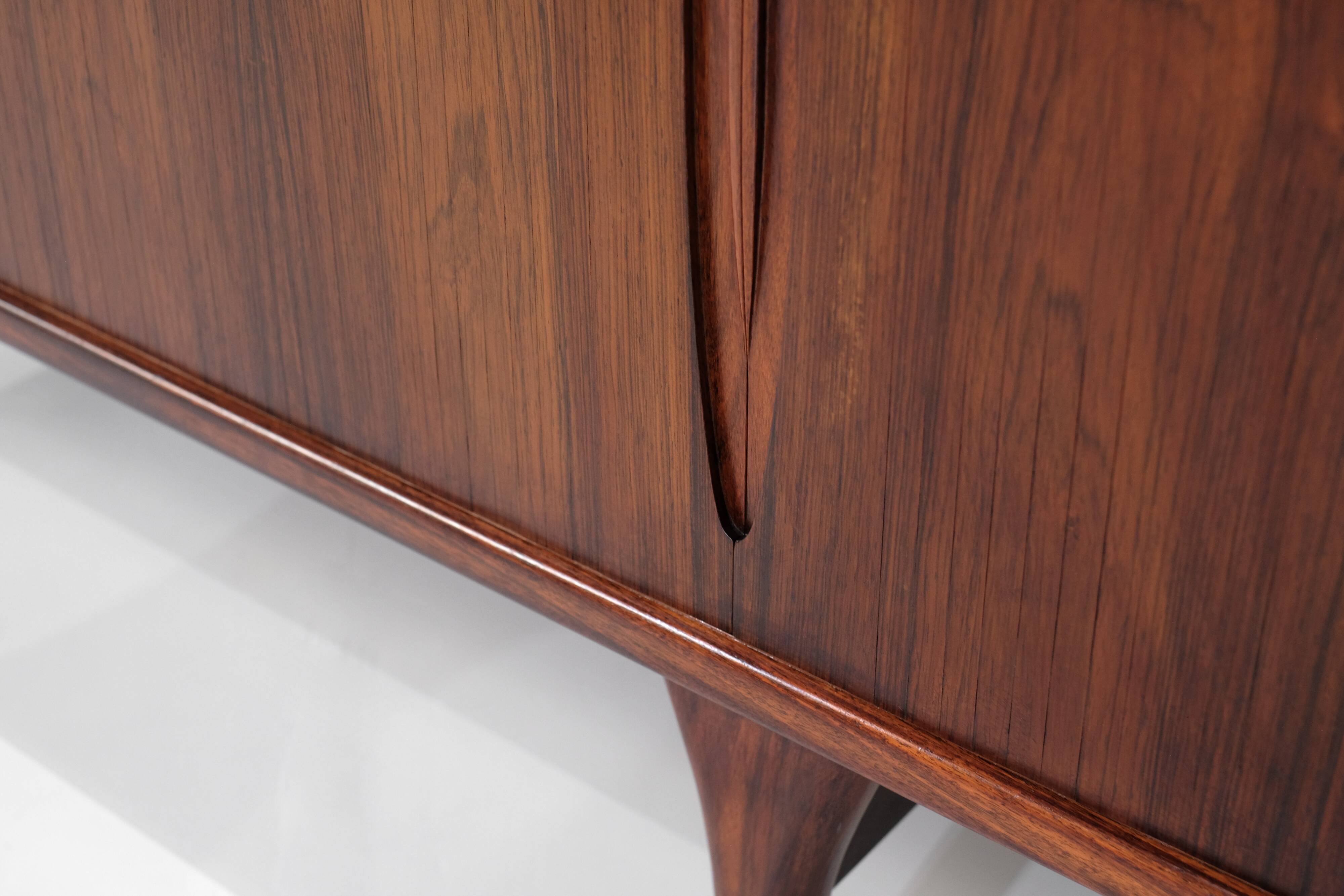 Enfilade designed by Henning Kjaernulf for Bruno Hansen, Denmark 1960s.