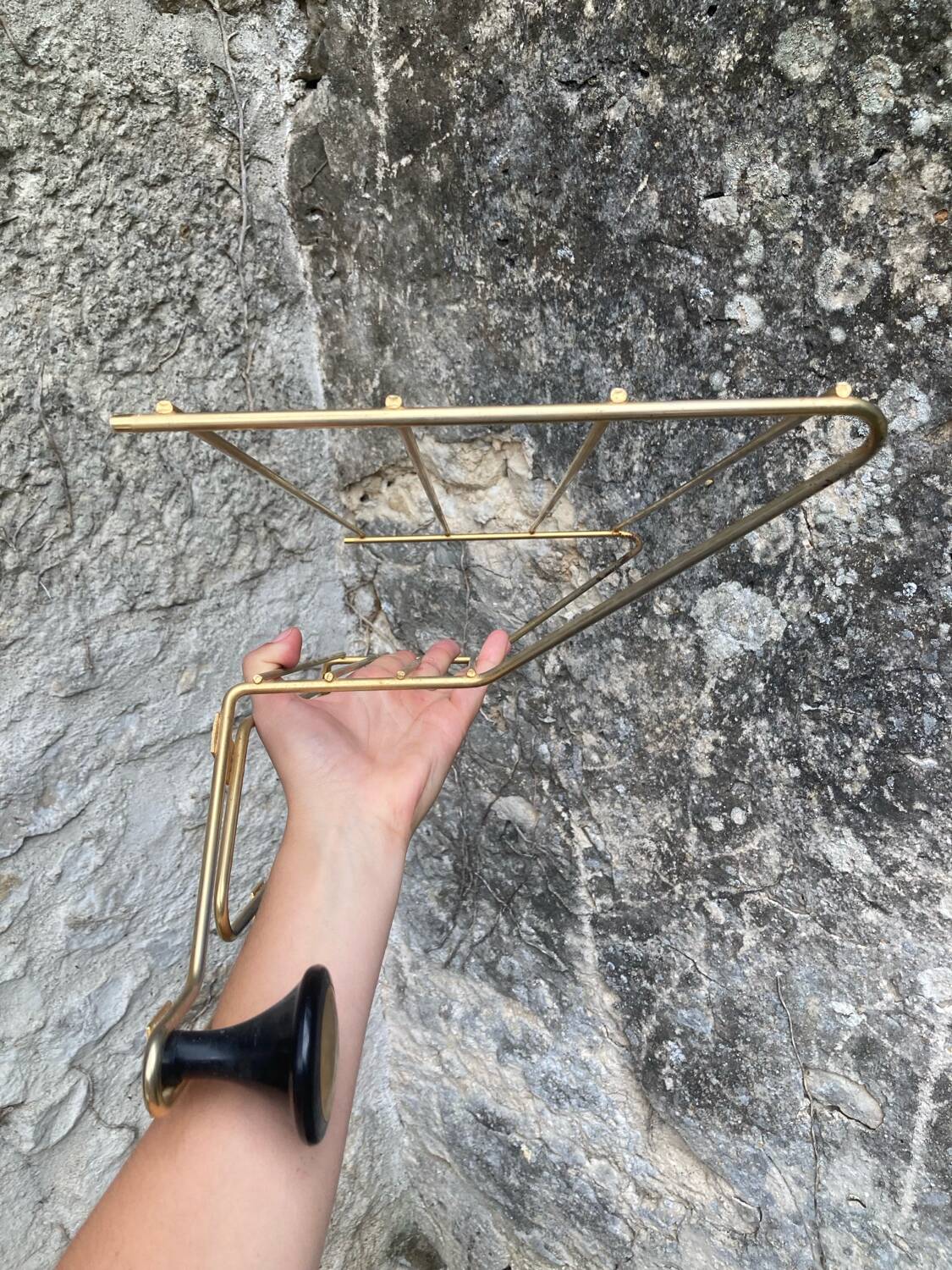 Vintage wall-mounted coat rack