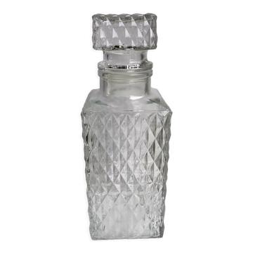 Carafe à whisky en verre années 70