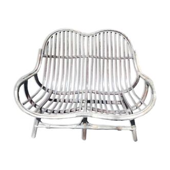 Former seat in bamboo and rattan