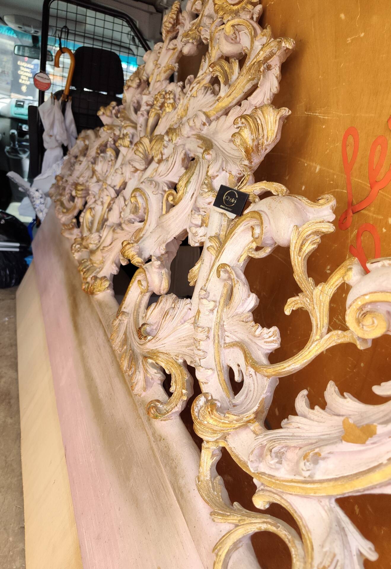 Baroque headboard