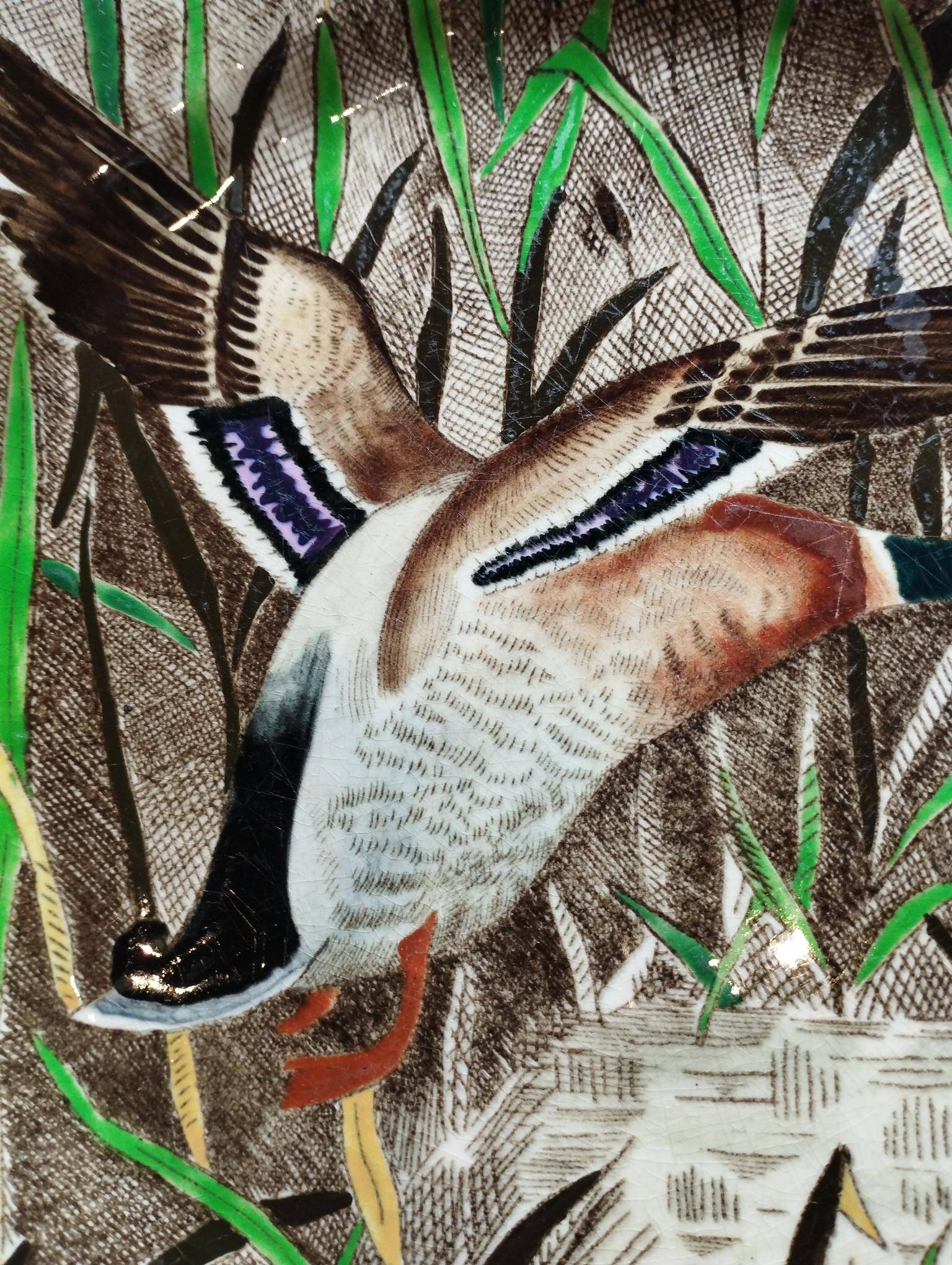 Gien plate - Rambouillet service