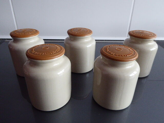 Ancient jar of mustard sandies from Meaux Pommery