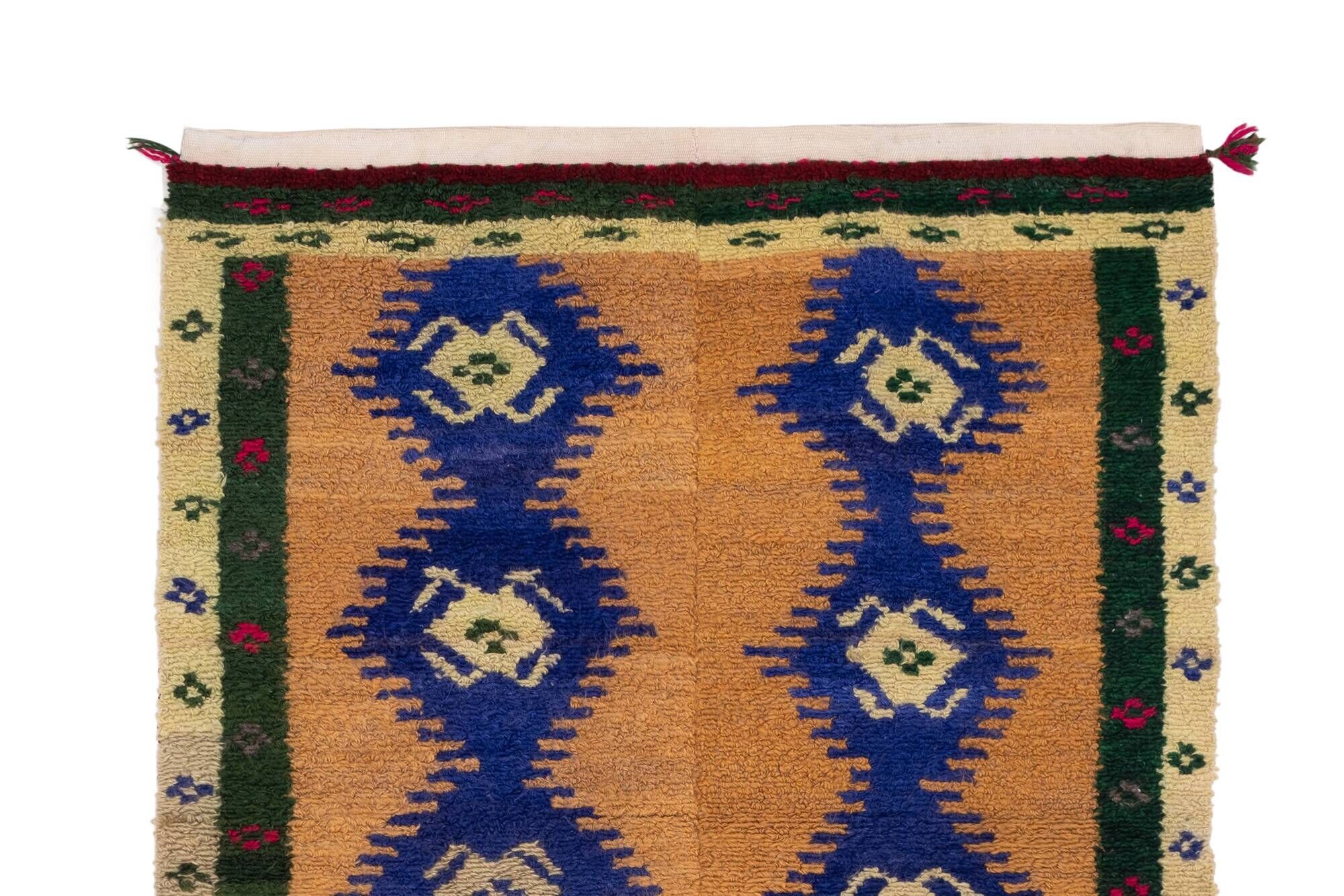 Turkish shaggy tulu carpet, 1970s