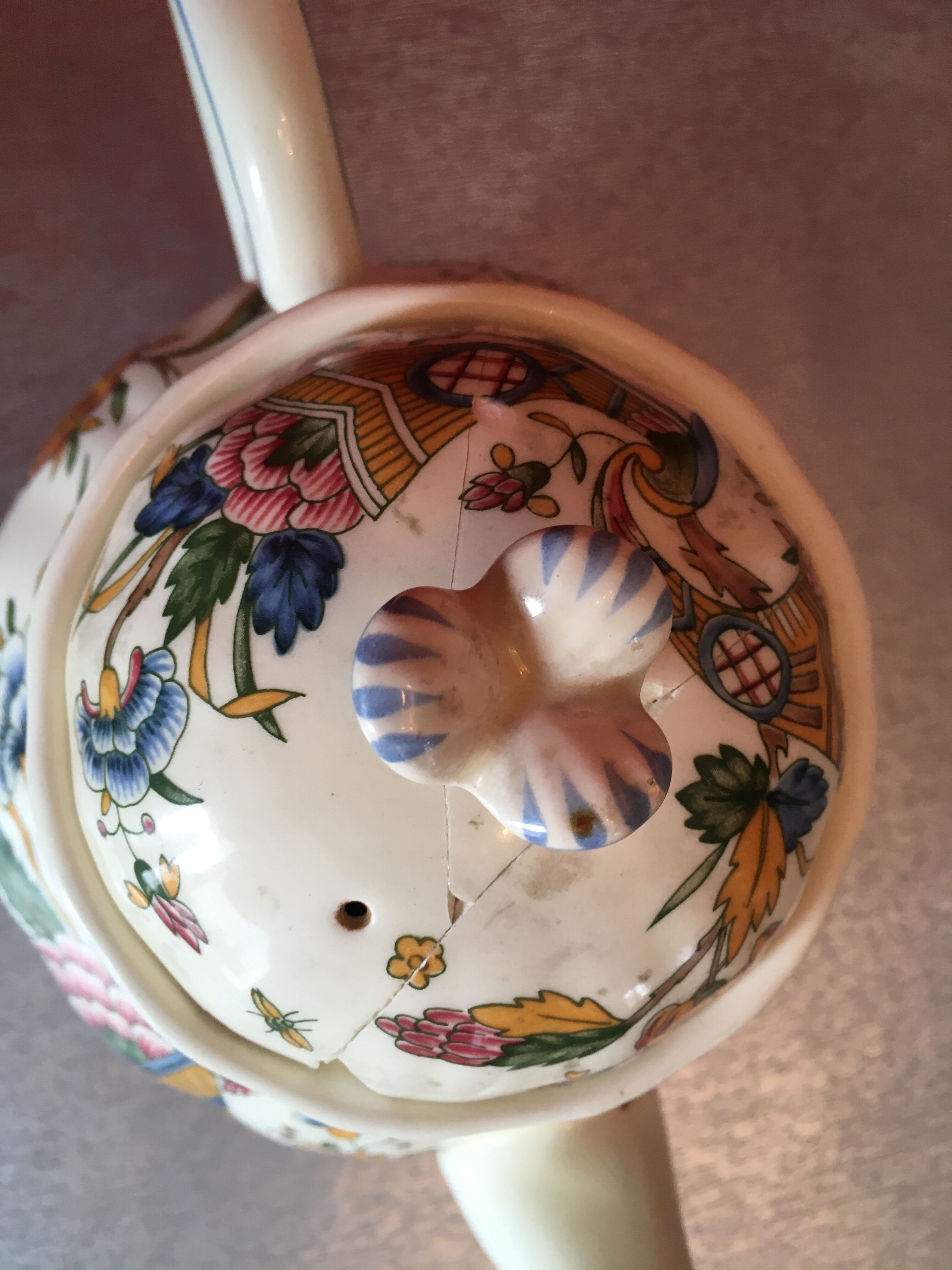 Service pieces at Gien's "The Horn of Plenty"