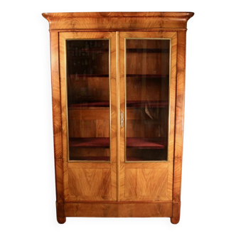 Restoration period mahogany bookcase