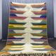 Handmade pure wool rug, size 2/3 m.