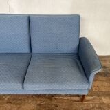 Scandinavian sofa model Jupiter 218 in teak fabrics of vintage origin