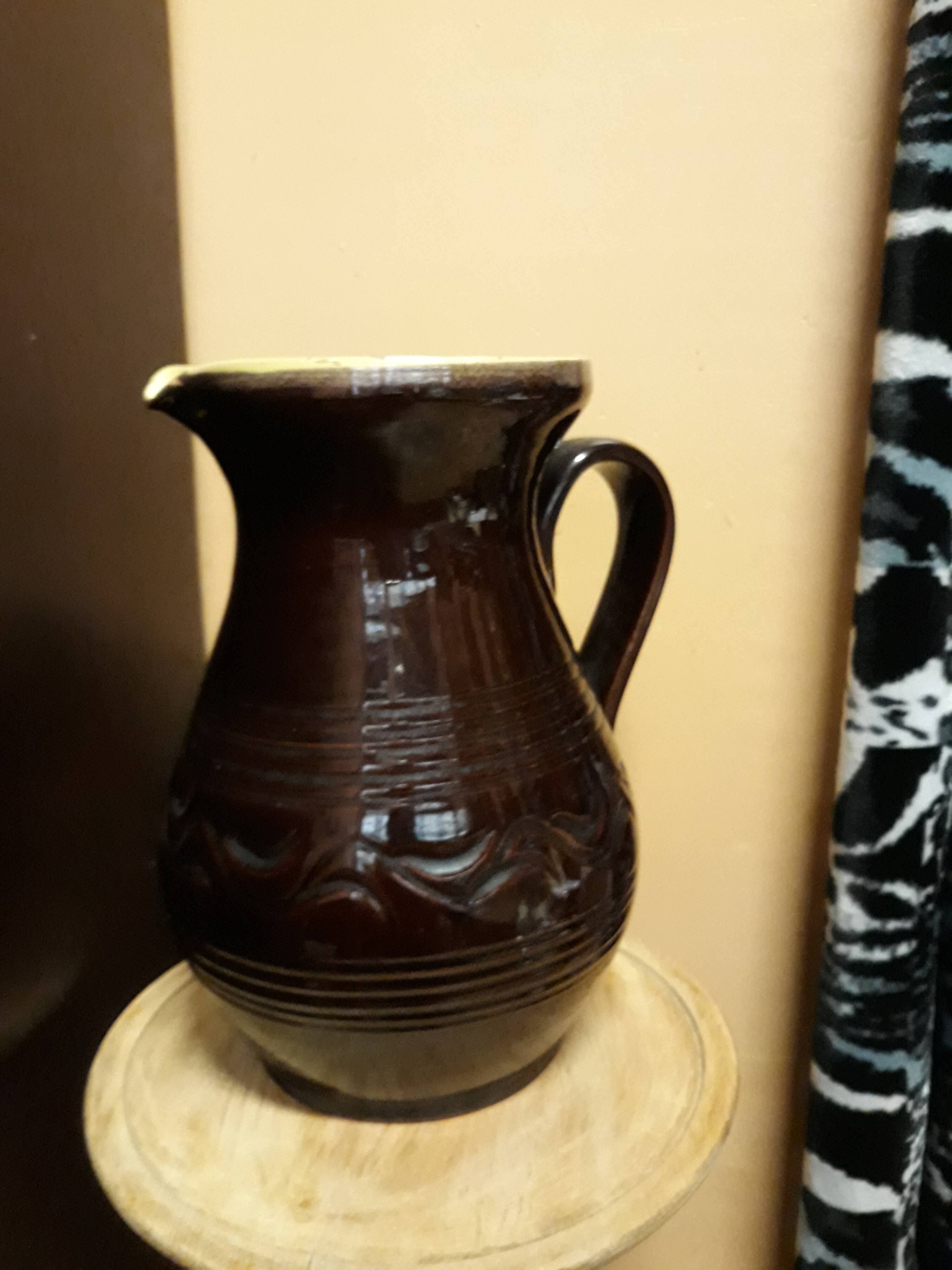 Vintage ceramic pitcher