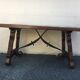 Old green ceramic coffee table from Cazaux