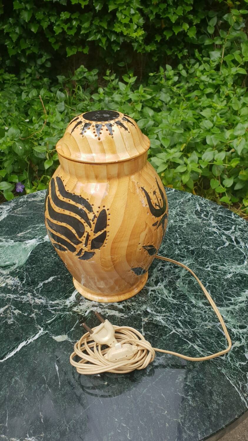 Vallauris ceramic lamp, 1950