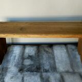 Booster bench Reconstruction in raw solid oak