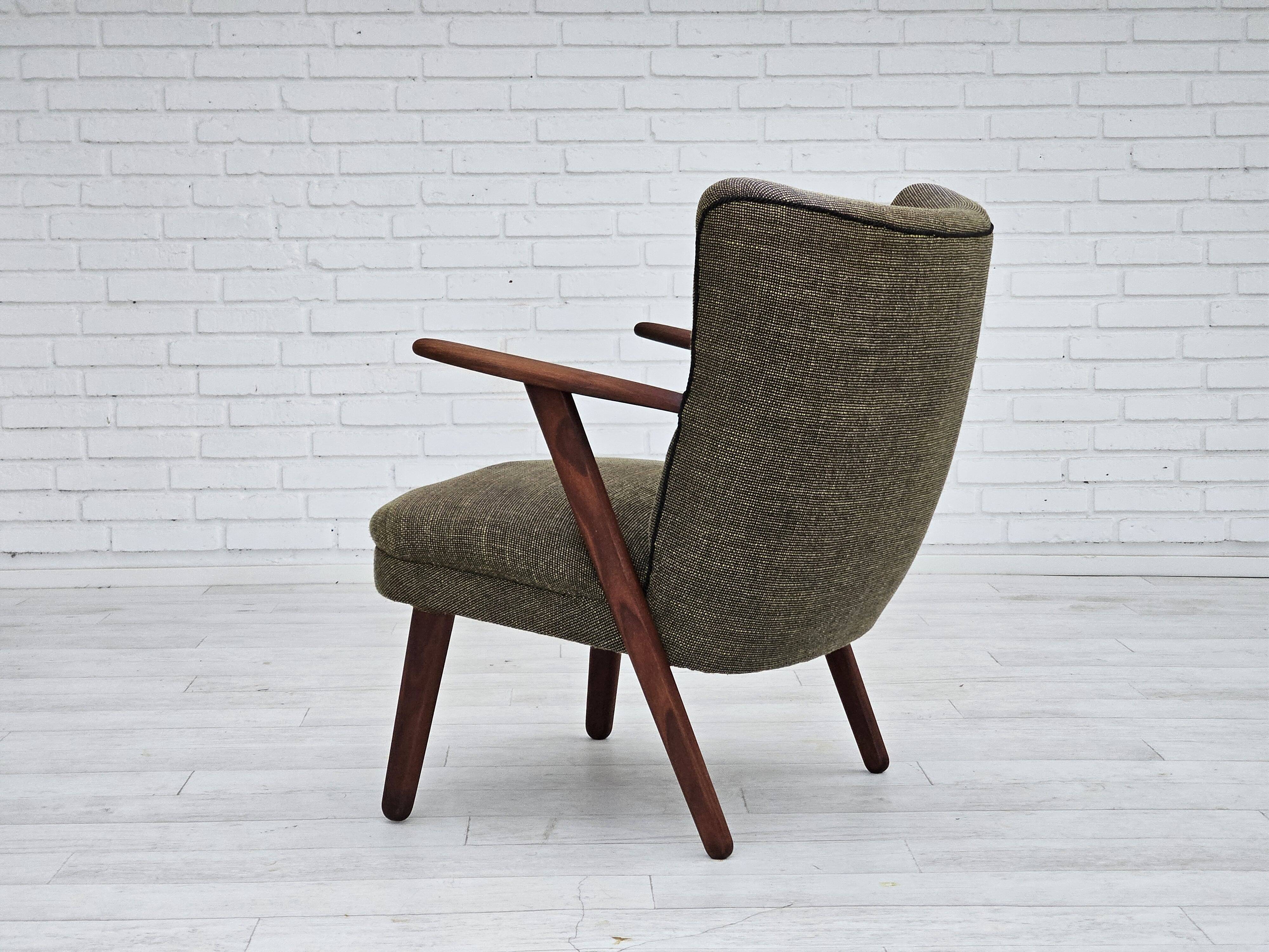 1960s, Danish design by Erhardsen & Andersen, armchair, original condition.