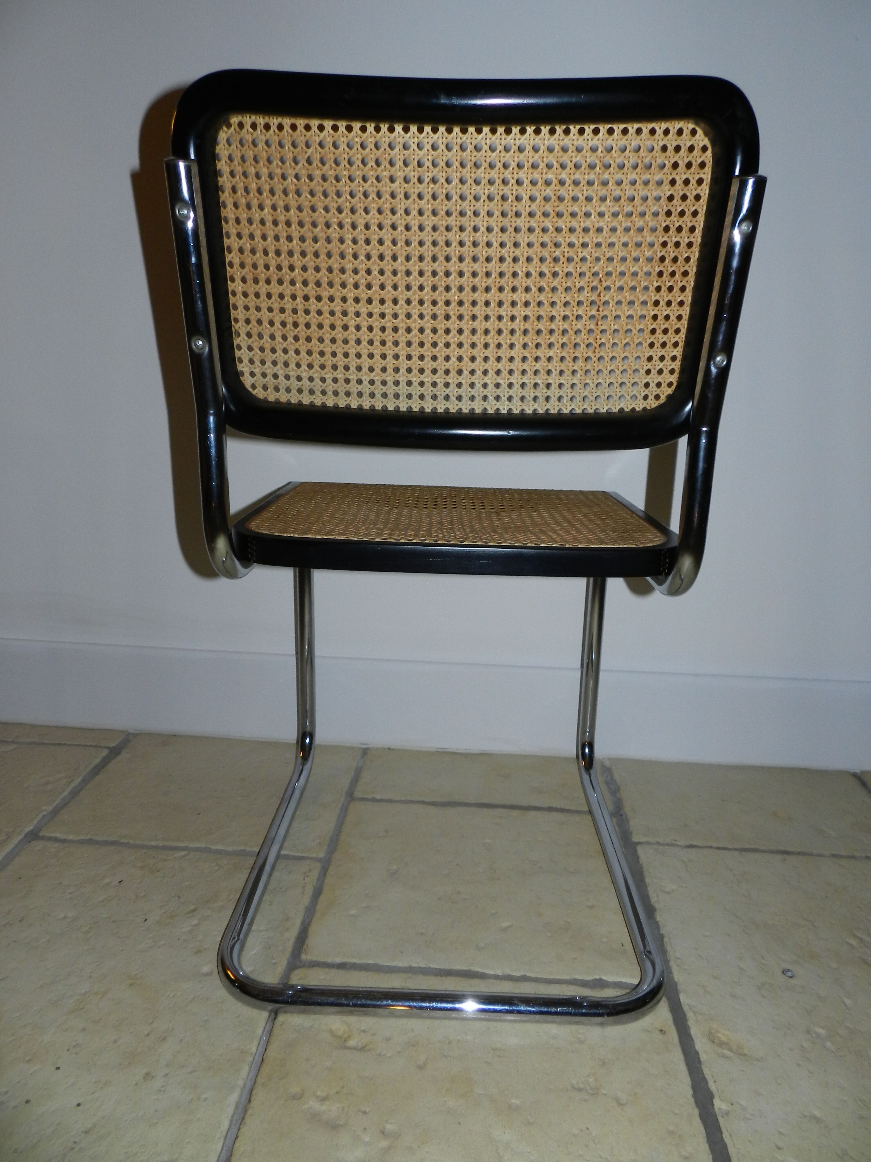 4 chairs by Marcel Breuer model Cesca