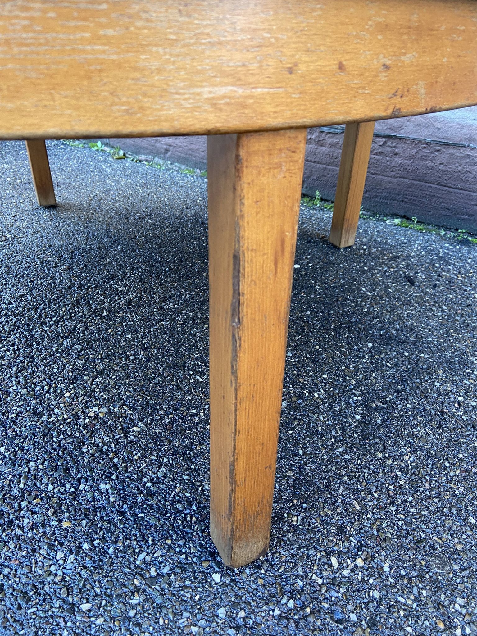 Table basse vintage 1970 french coffee table Mid-Century