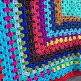 2 granny wool squares