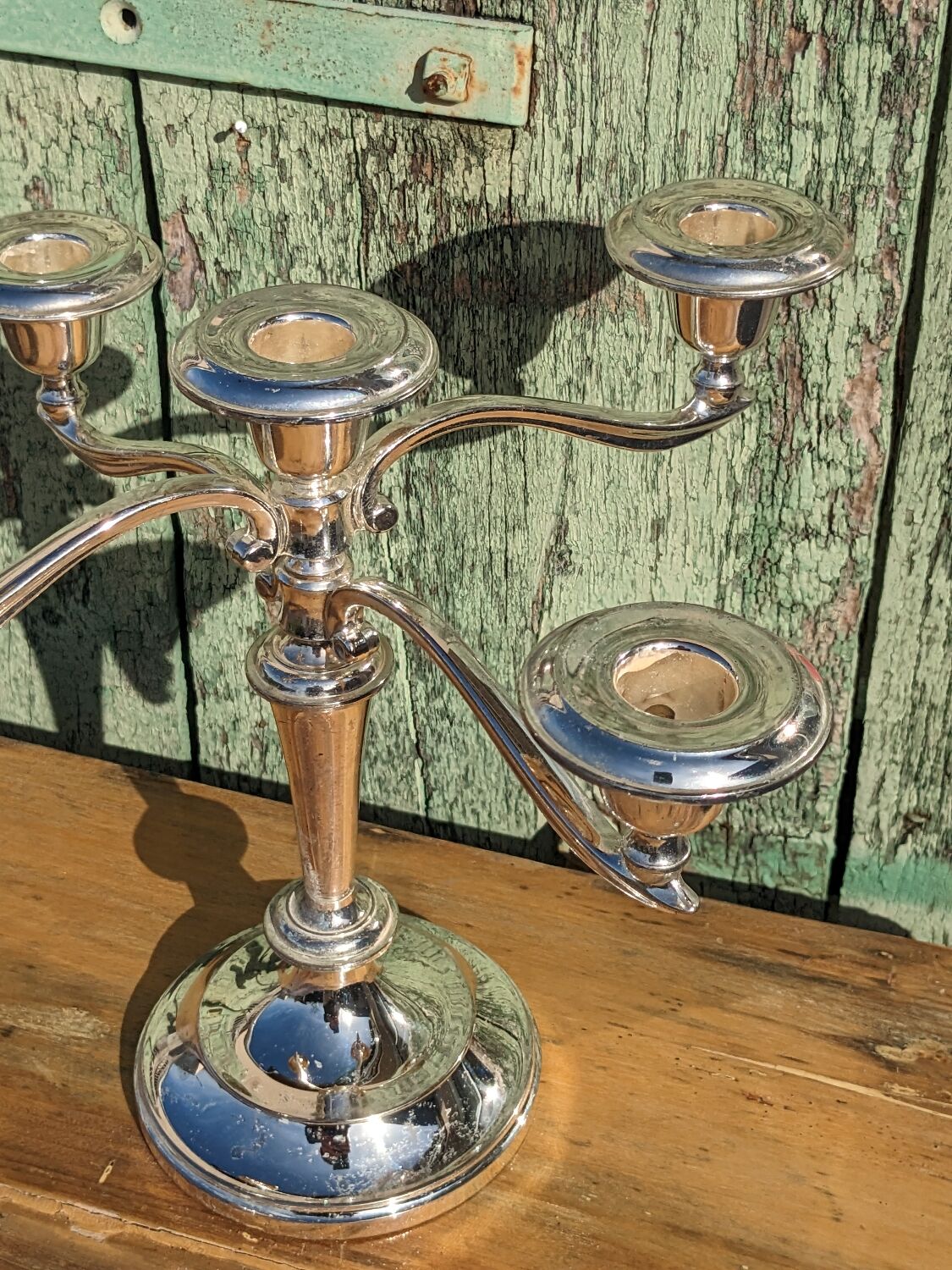 Silver candlestick